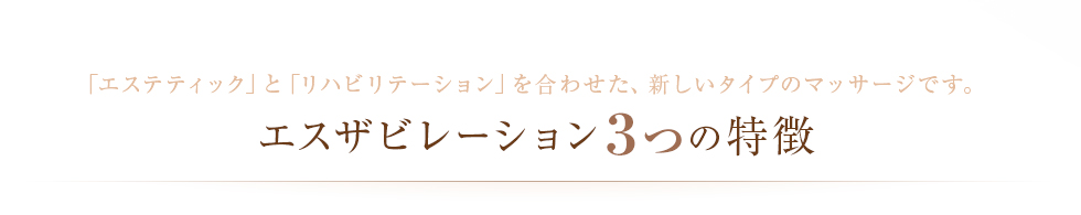 エスザビレーション３つの特徴